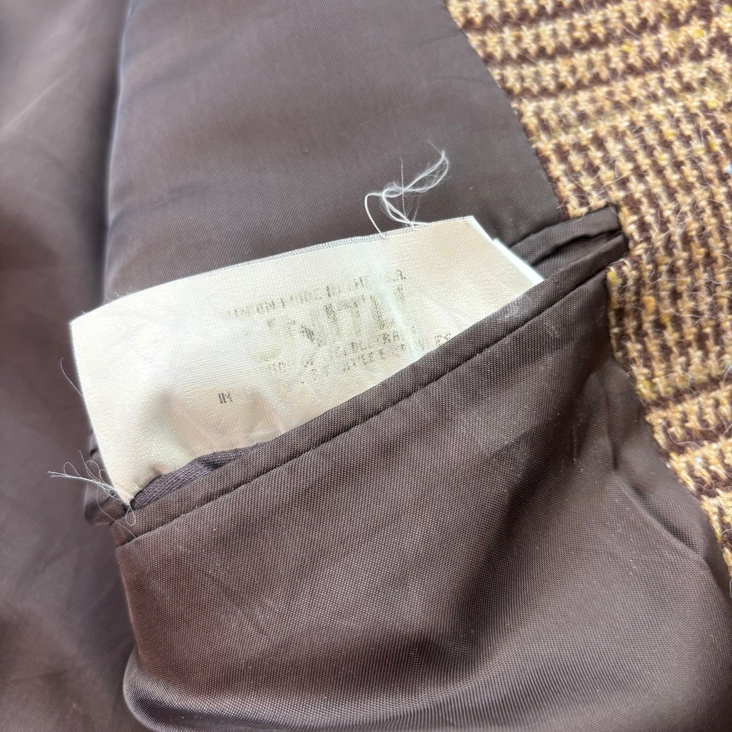 Polo Ralph Lauren Brown Glen Plaid Blazer (Wool) - 46R