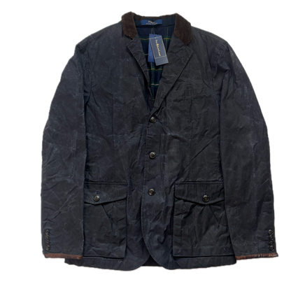 Polo Ralph Lauren Navy Waxed Sports Coat - M