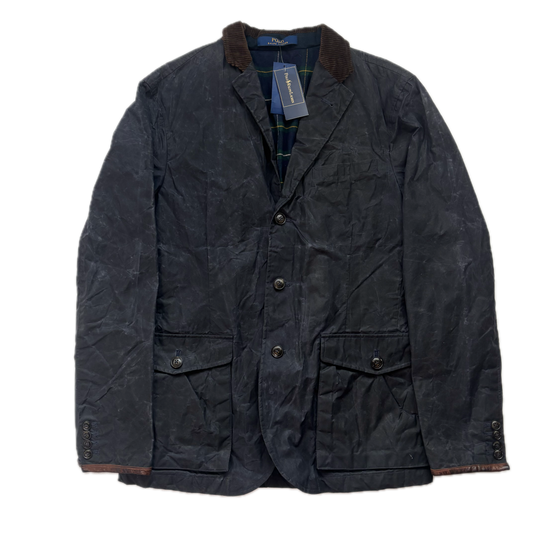 Polo Ralph Lauren Navy Waxed Sports Coat - M