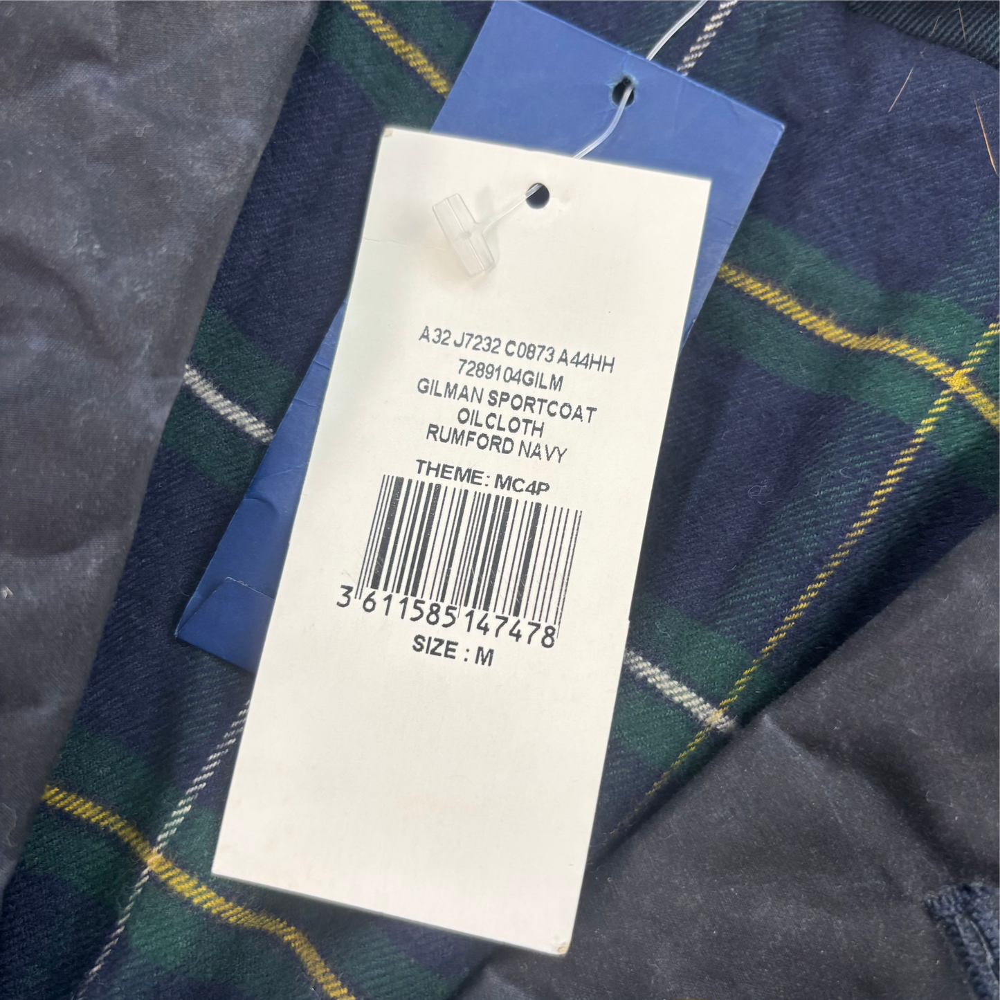 Polo Ralph Lauren Navy Waxed Sports Coat - M