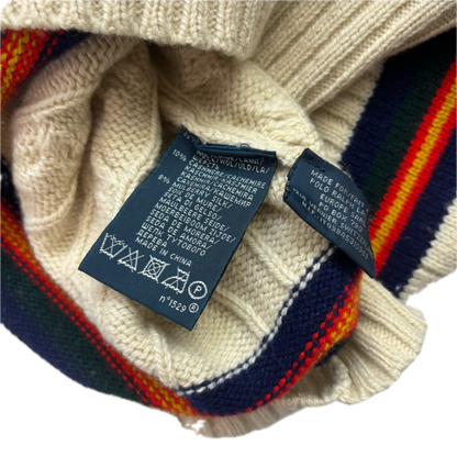 Polo Ralph Lauren Cricket Vest Tennis Cableknit (Wool Cashmere Silk) - S