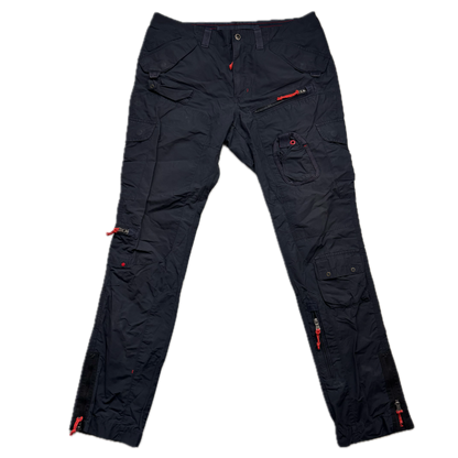RLX Navy Blue Cargo Pants Utility Trousers- 34/34