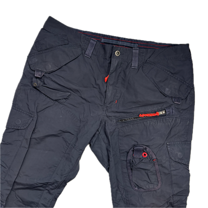 RLX Navy Blue Cargo Pants Utility Trousers- 34/34