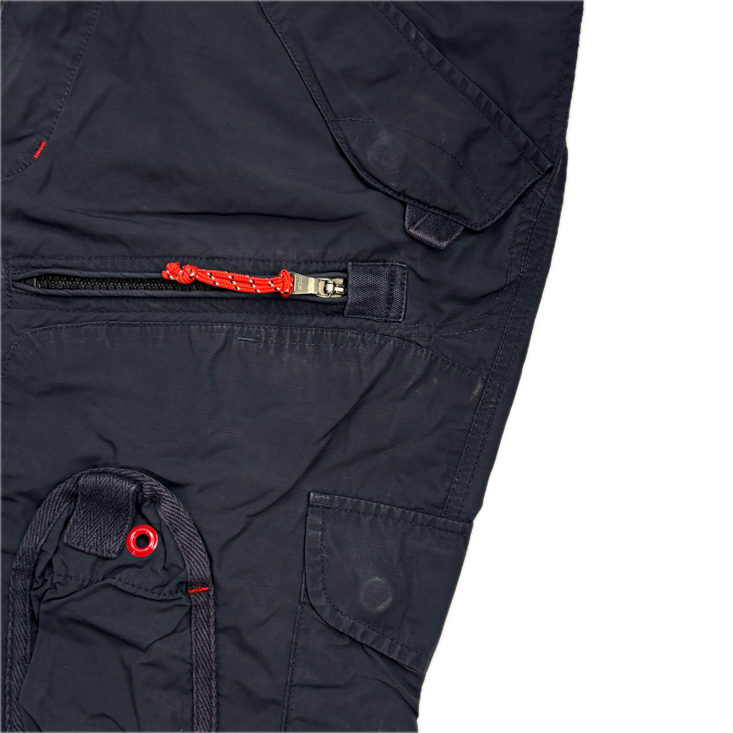 RLX Navy Blue Cargo Pants Utility Trousers- 34/34