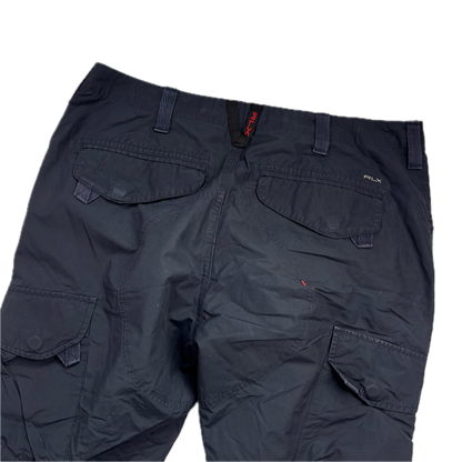 RLX Navy Blue Cargo Pants Utility Trousers- 34/34