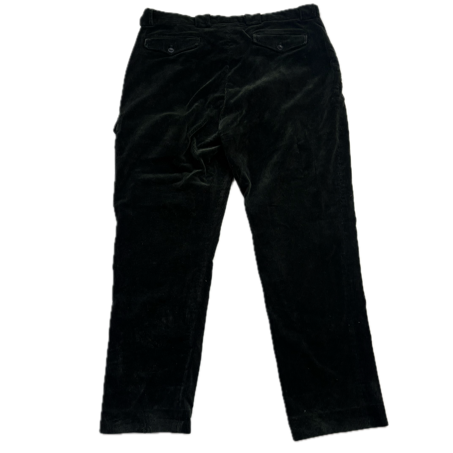Polo Ralph Lauren Dark Green Corduroy Utility Trousers Pants - 40x30