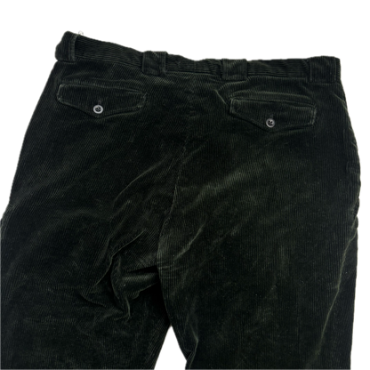 Polo Ralph Lauren Dark Green Corduroy Utility Trousers Pants - 40x30