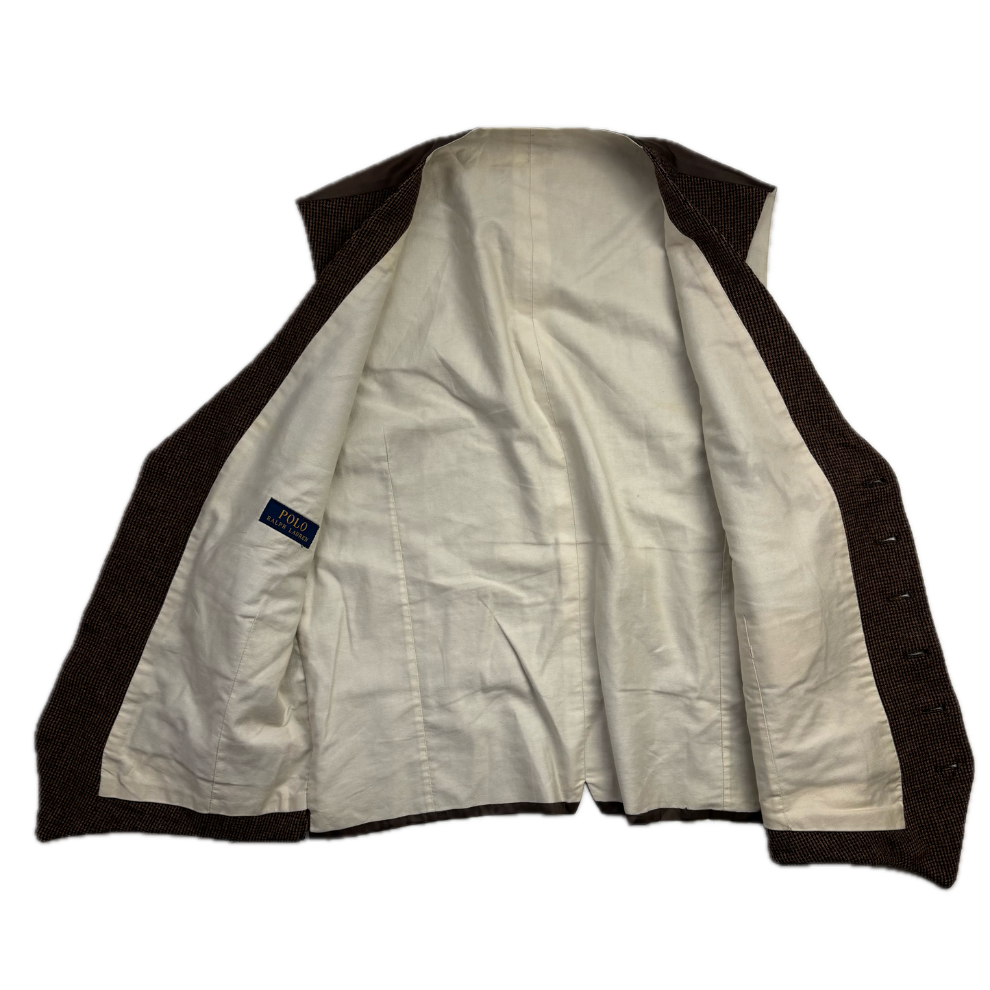 Polo Ralph Lauren Brown Tweed Waistcoat (Wool) - 46R