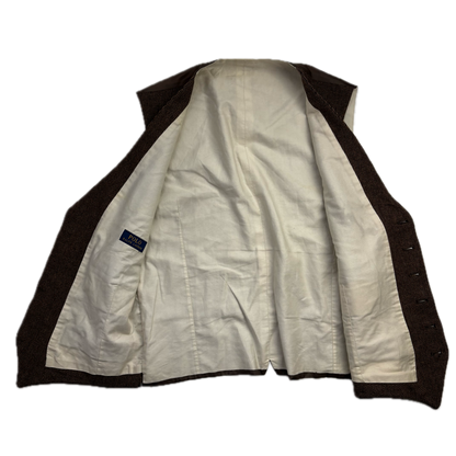 Polo Ralph Lauren Brown Tweed Waistcoat (Wool) - 46R