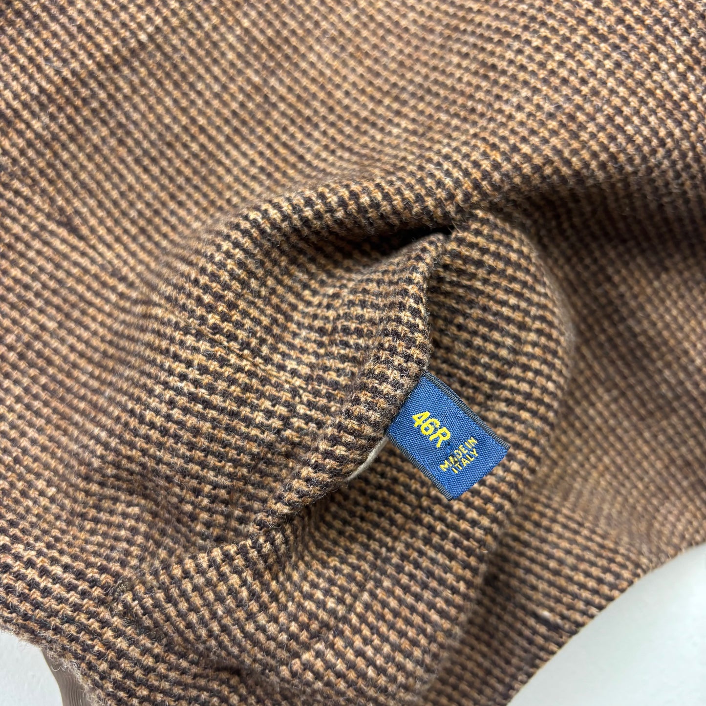 Polo Ralph Lauren Brown Tweed Waistcoat (Wool) - 46R