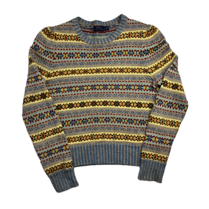 Polo Ralph Lauren Fairisle Jumper (Cotton Silk Linen Wool Cashmere) - M