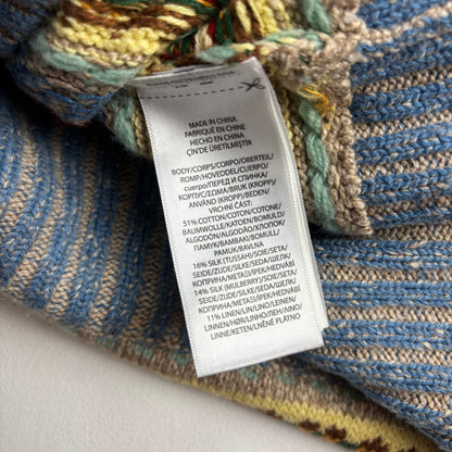 Polo Ralph Lauren Fairisle Jumper (Cotton Silk Linen Wool Cashmere) - M