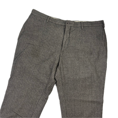 Polo Ralph Lauren Grey Herringbone Dress Pants Preppy Fit (Wool) - 34/35