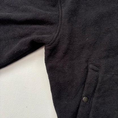 Ralph Lauren Polo Sport Sheepskin Collar Black Bomber Jacket (Wool Blend) - M