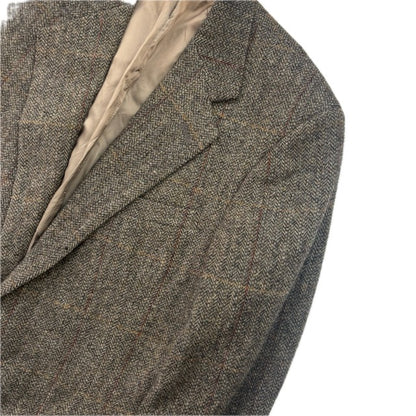 Polo Ralph Lauren Dark Green Herringbone Tweed Blazer Sports Coat Wool - 42R