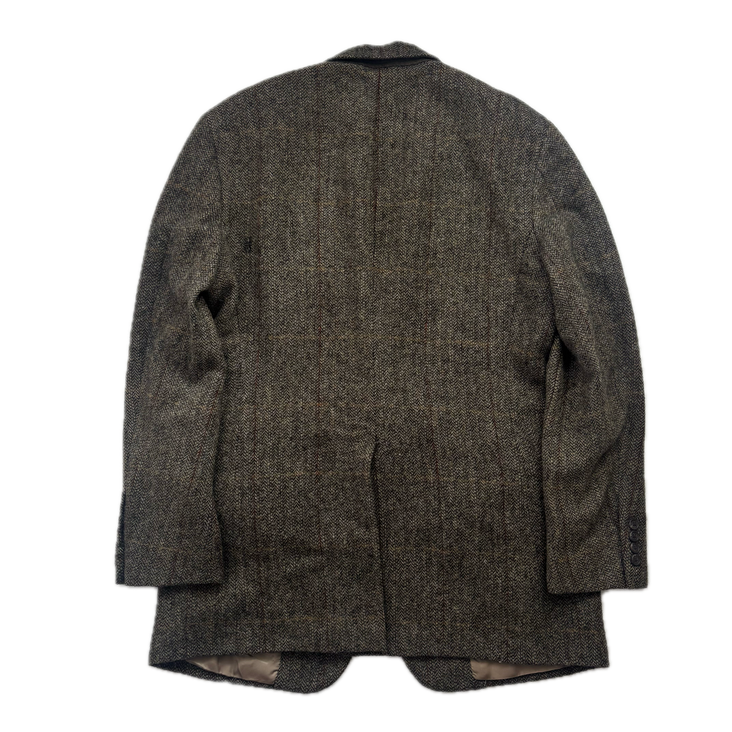Polo Ralph Lauren Dark Green Herringbone Tweed Blazer Sports Coat Wool - 42R