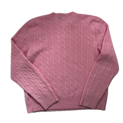 Polo Ralph Lauren Light Pink Cableknit Jumper (Cashmere) - XXL