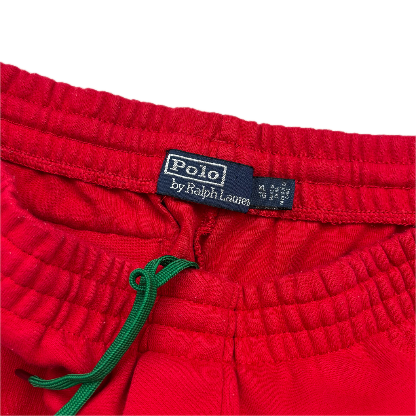 Polo Hi-Tech Red Joggers Track Pants Retro - XL
