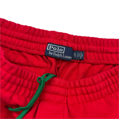 Polo Hi-Tech Red Joggers Track Pants Retro - XL
