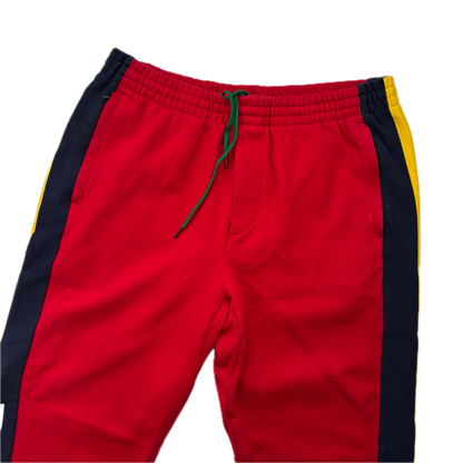Polo Hi-Tech Red Joggers Track Pants Retro - XL