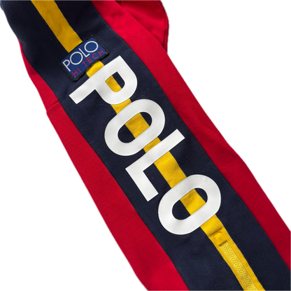Polo Hi-Tech Red Joggers Track Pants Retro - XL