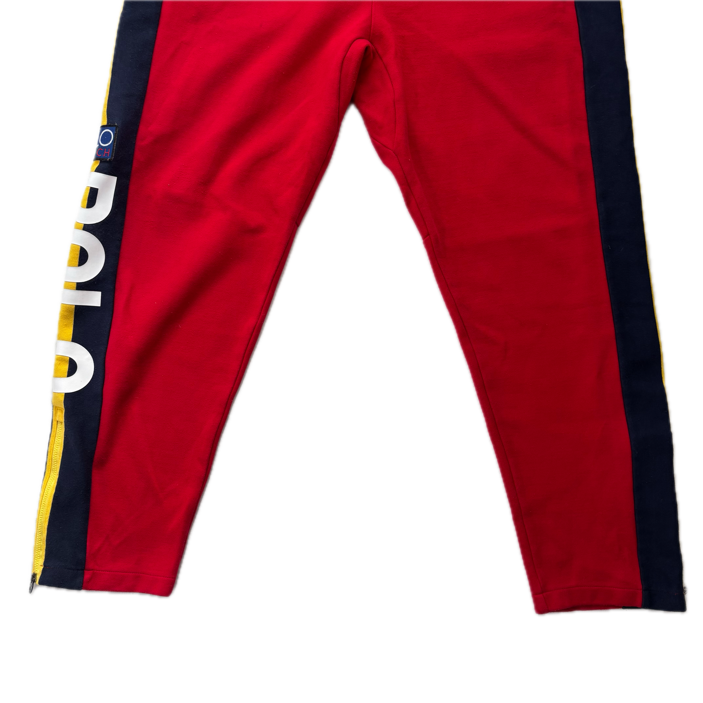 Polo Hi-Tech Red Joggers Track Pants Retro - XL