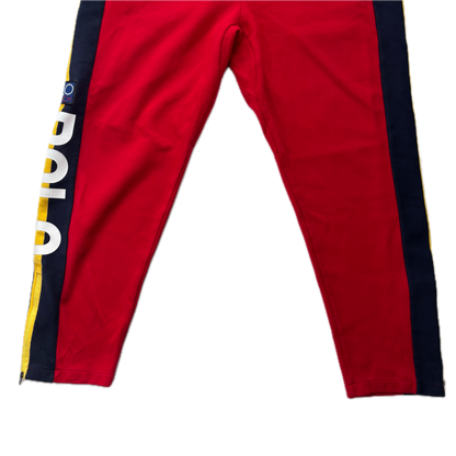 Polo Hi-Tech Red Joggers Track Pants Retro - XL
