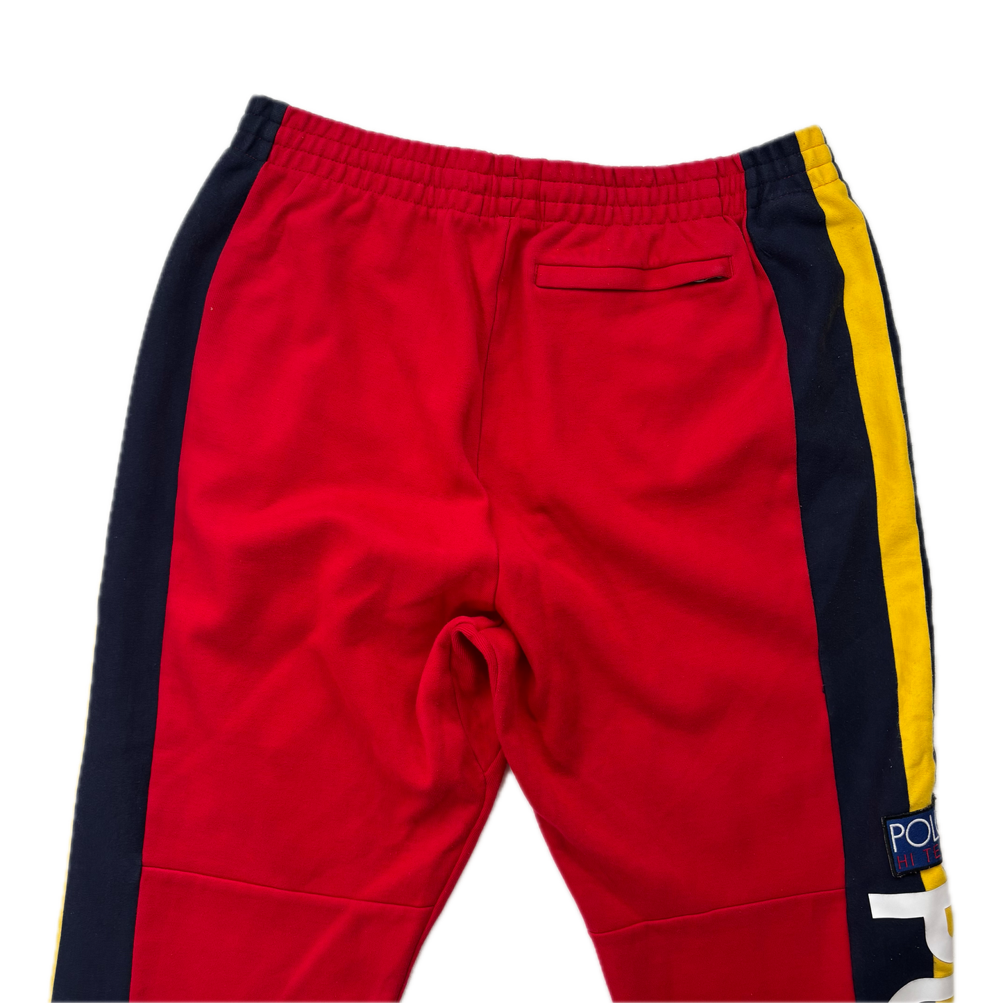 Polo Hi-Tech Red Joggers Track Pants Retro - XL