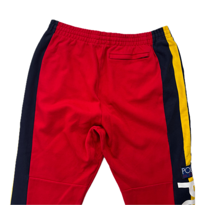 Polo Hi-Tech Red Joggers Track Pants Retro - XL
