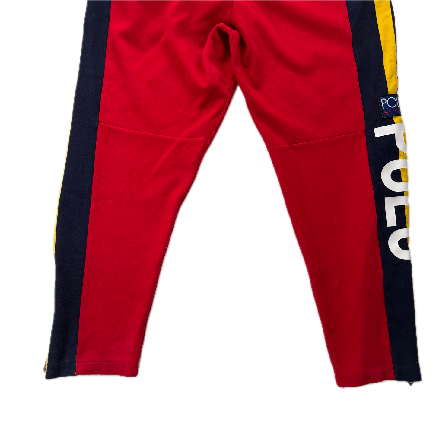 Polo Hi-Tech Red Joggers Track Pants Retro - XL