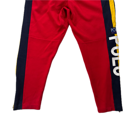 Polo Hi-Tech Red Joggers Track Pants Retro - XL