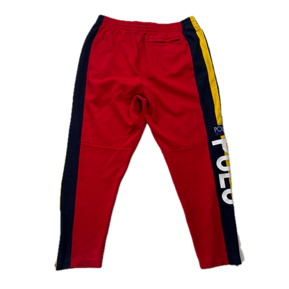 Polo Hi-Tech Red Joggers Track Pants Retro - XL