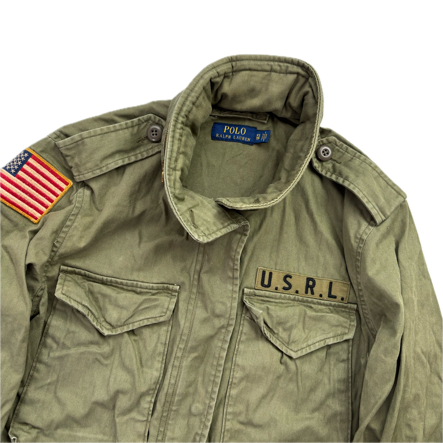 Polo Ralph Lauren Green Military Field Jacket - XS