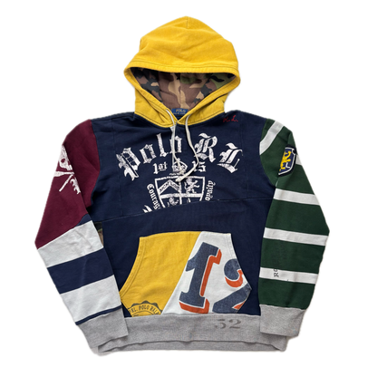 Polo Ralph Lauren Patchwork Varsity Hoodie - M