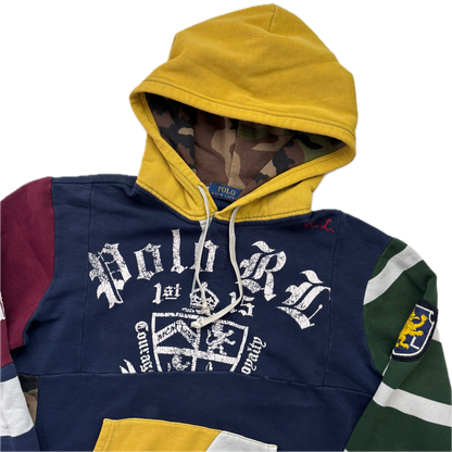 Polo Ralph Lauren Patchwork Varsity Hoodie - M
