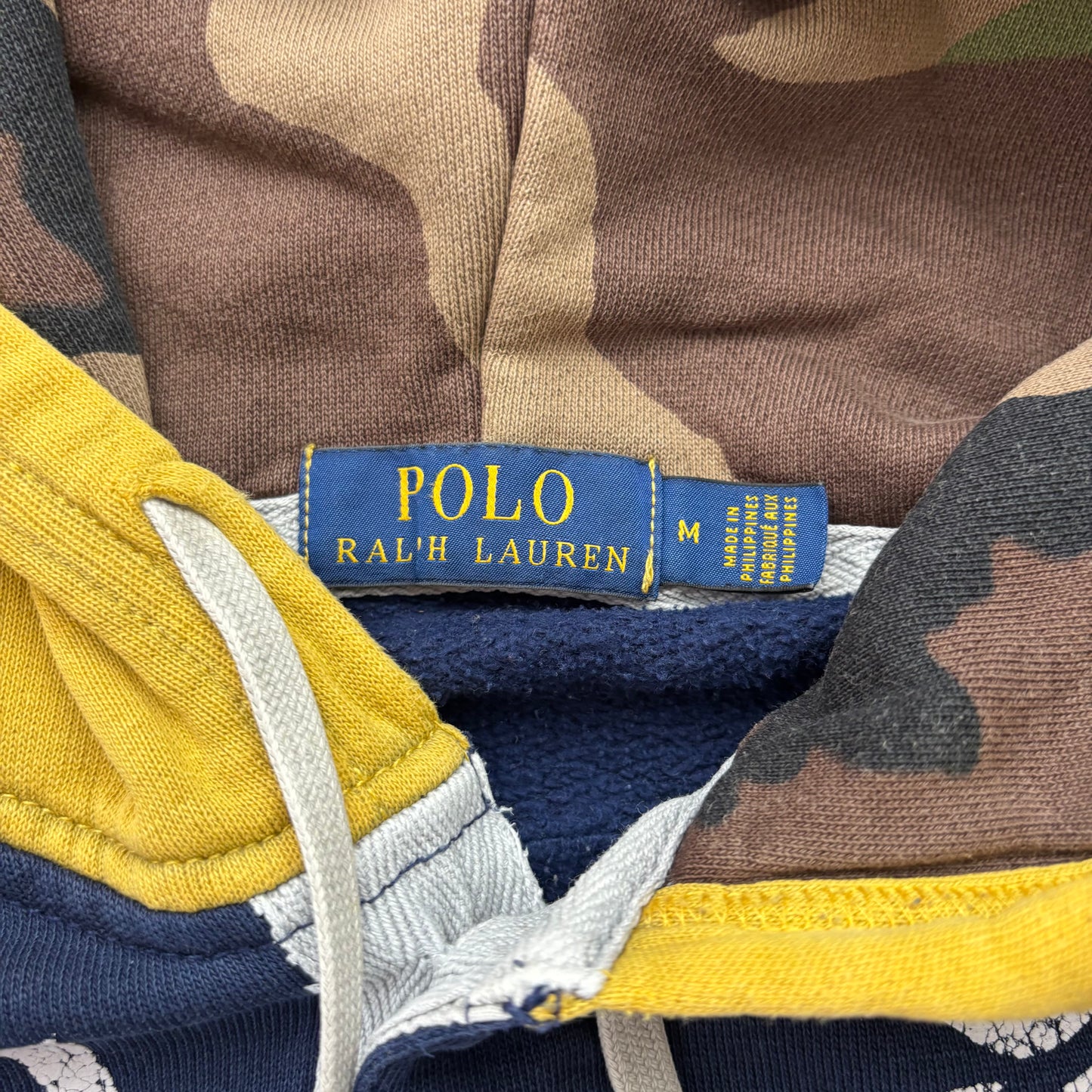 Polo Ralph Lauren Patchwork Varsity Hoodie - M