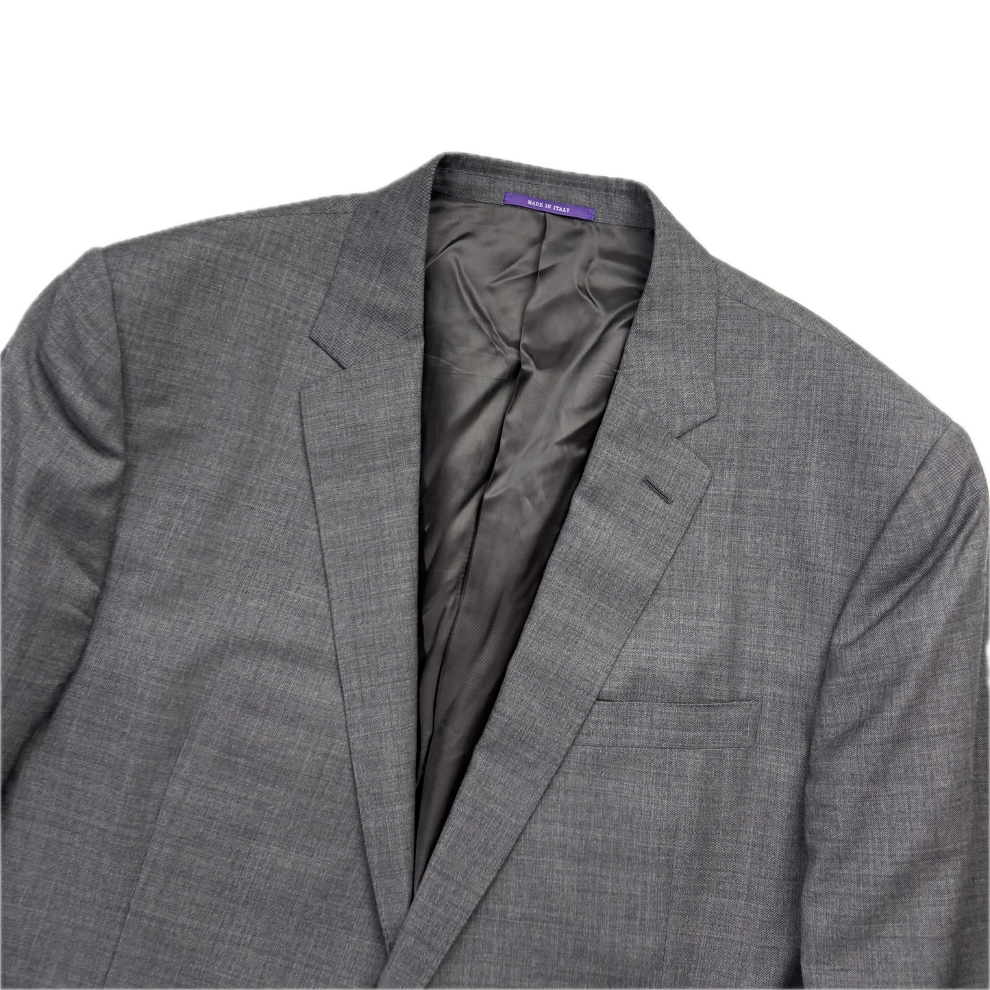 Ralph Lauren Purple Label Grey Suit Blazer & Trousers (Wool) - 46R