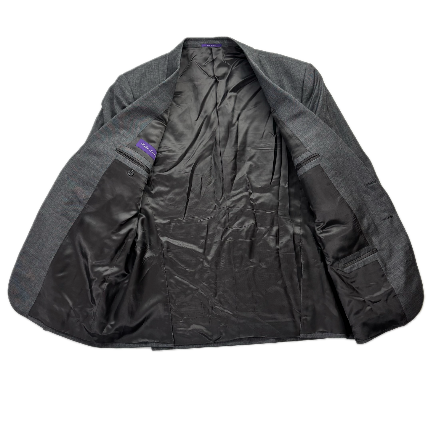 Ralph Lauren Purple Label Grey Suit Blazer & Trousers (Wool) - 46R