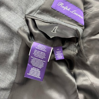 Ralph Lauren Purple Label Grey Suit Blazer & Trousers (Wool) - 46R
