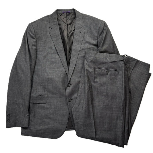 Ralph Lauren Purple Label Grey Suit Blazer & Trousers (Wool) - 46R