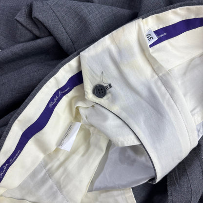 Ralph Lauren Purple Label Grey Suit Blazer & Trousers (Wool) - 46R