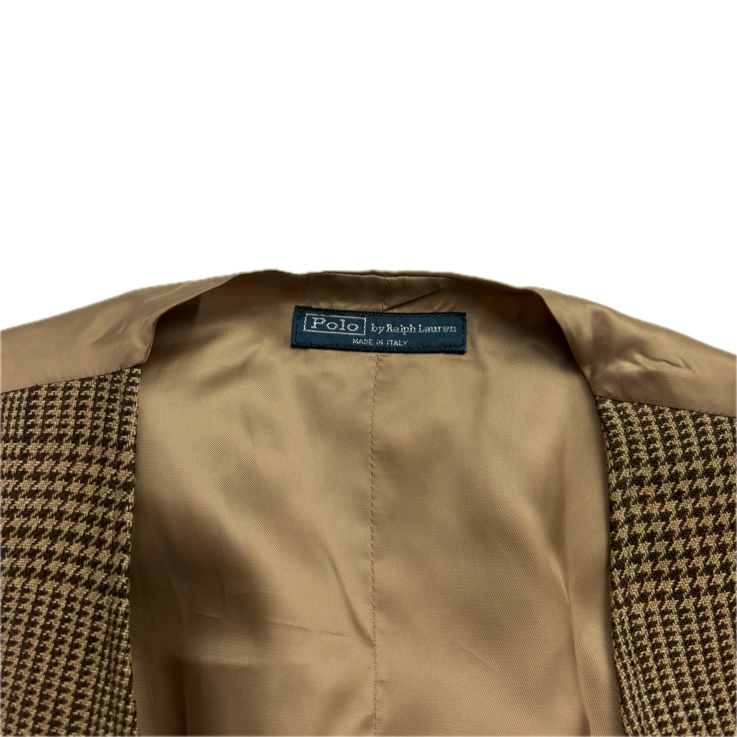Polo Ralph Lauren Brown Glen Plaid Waistcoat (Linen) - XXL