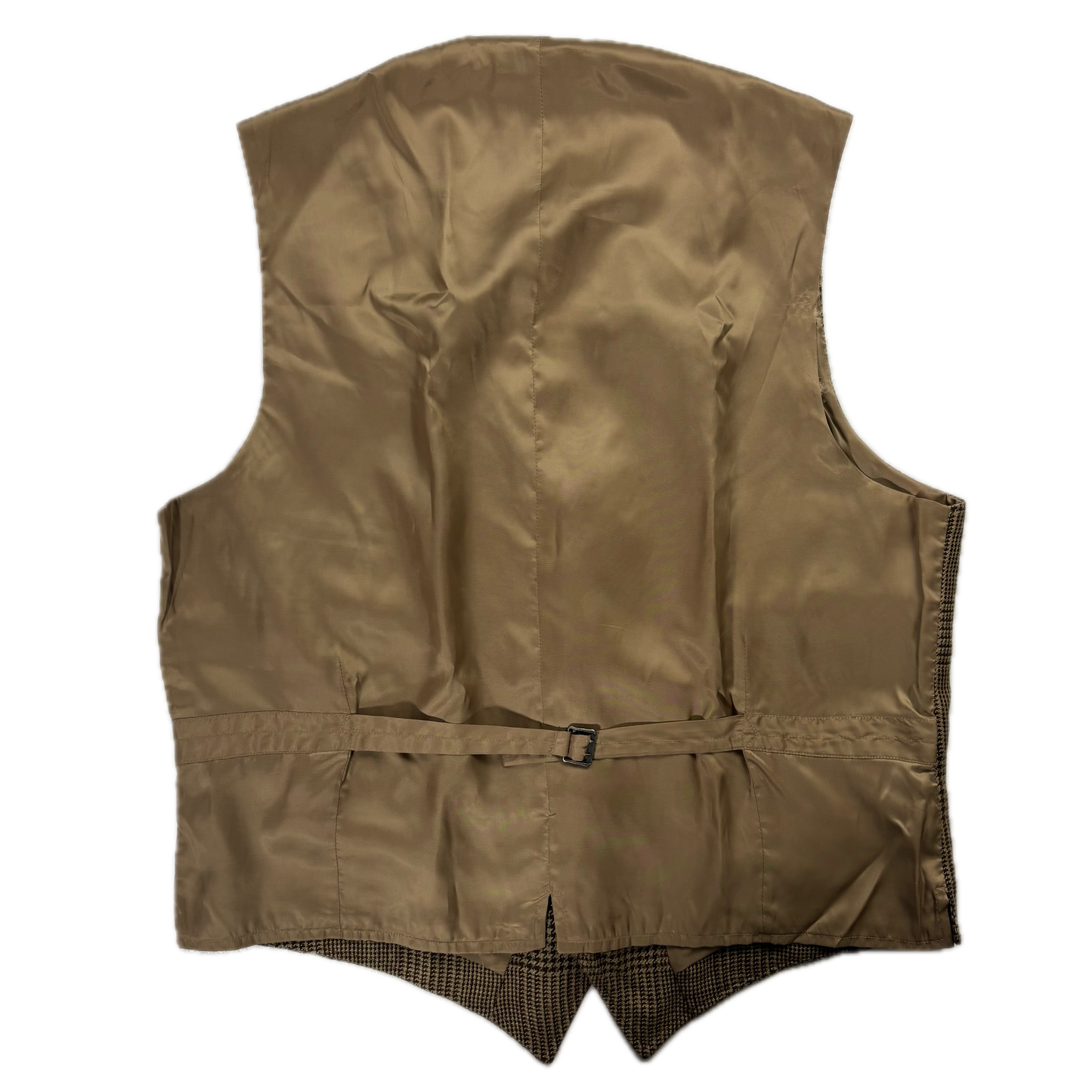 Polo Ralph Lauren Brown Glen Plaid Waistcoat (Linen) - XXL