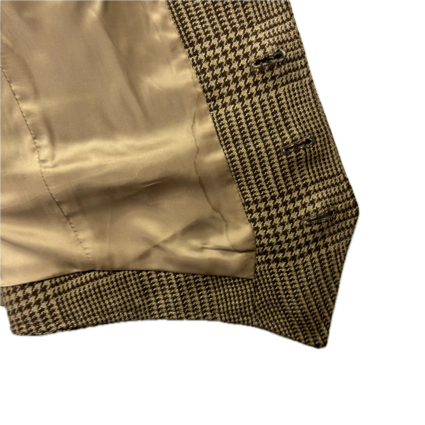 Polo Ralph Lauren Brown Glen Plaid Waistcoat (Linen) - XXL