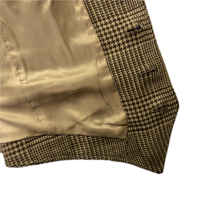 Polo Ralph Lauren Brown Glen Plaid Waistcoat (Linen) - XXL