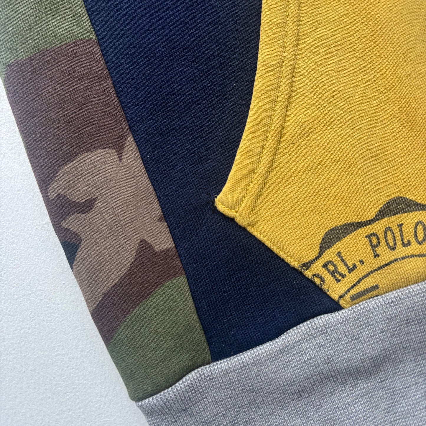 Polo Ralph Lauren Patchwork Varsity Hoodie - M