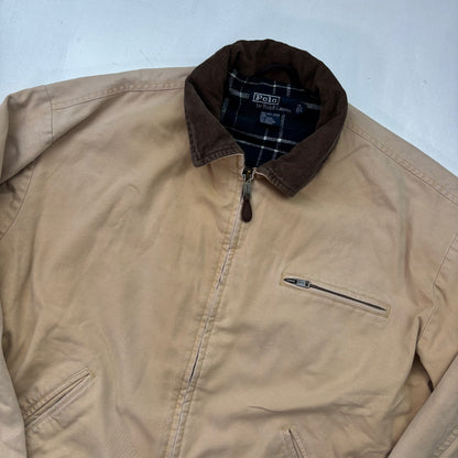 Polo Ralph Lauren Beige Tan Detroit Workwear Jacket - L