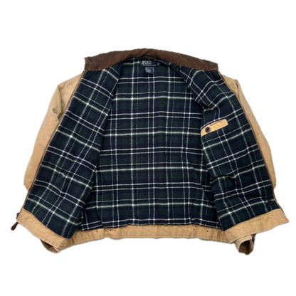 Polo Ralph Lauren Beige Tan Detroit Workwear Jacket - L