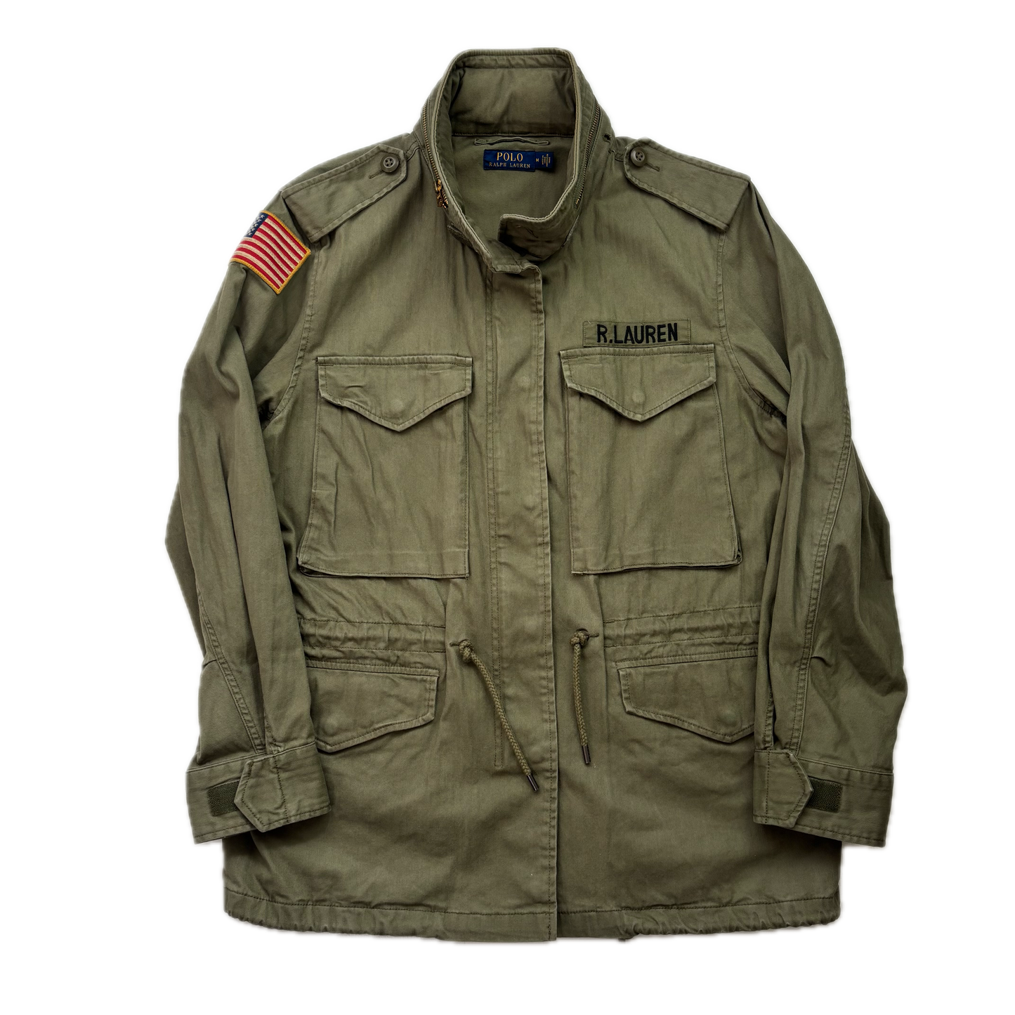 Polo Ralph Lauren Green Army Military Field Jacket - M
