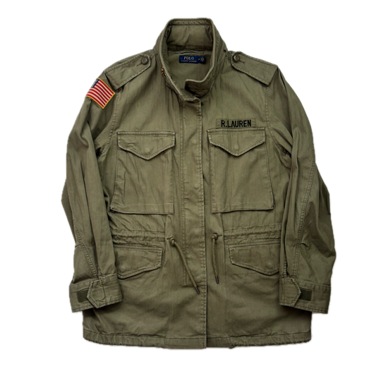 Polo Ralph Lauren Green Army Military Field Jacket - M